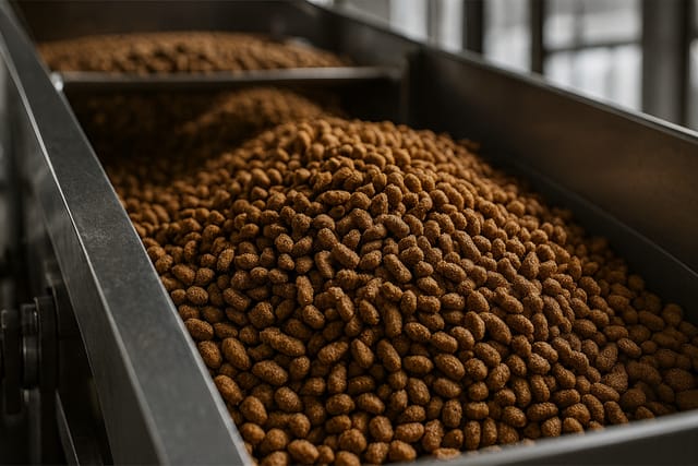 Linha de produção de fábrica de rações