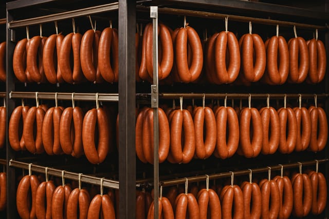 Linha de produção de embutidos