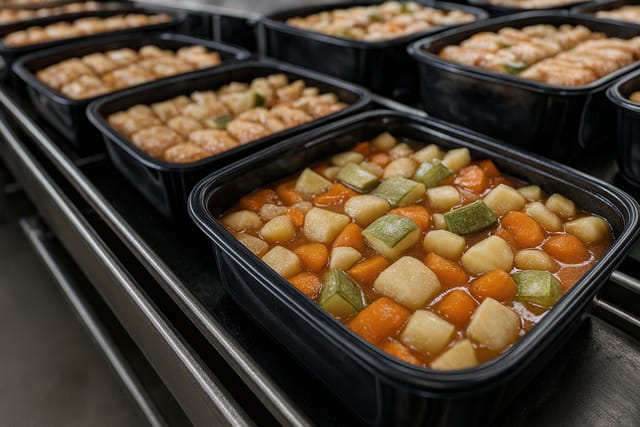 Linha de processamento de congelados