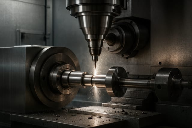 Usinagem CNC de peça automotiva