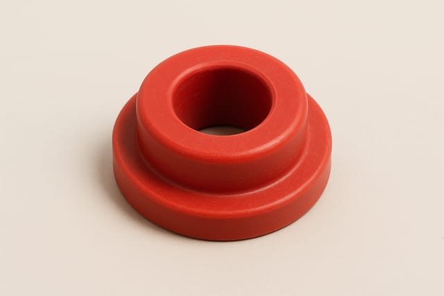 Passa-fio de borracha vermelho