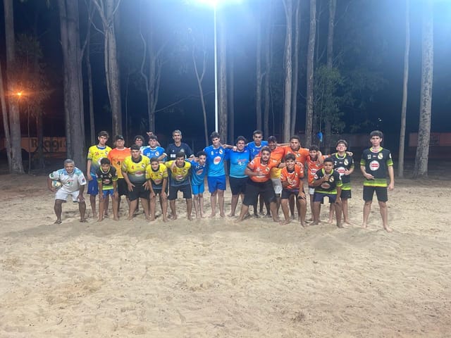 Turma do Projeto Quatro Linhas reunida