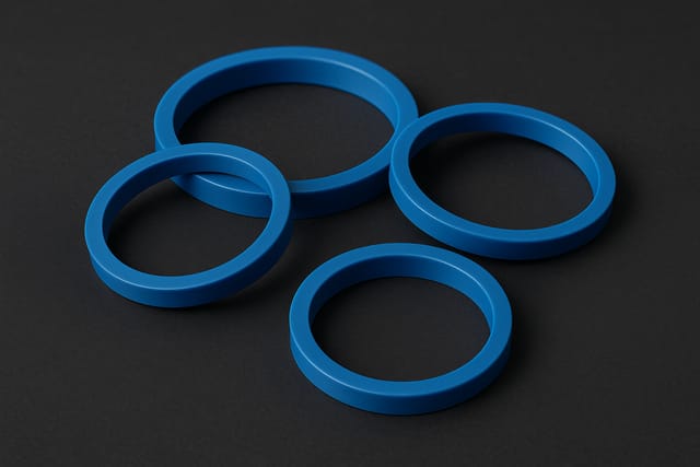 Back-up rings azuis