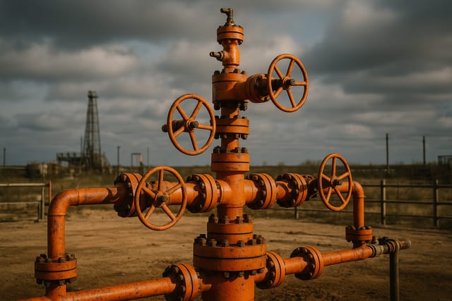 Árvore de natal de poço de petróleo