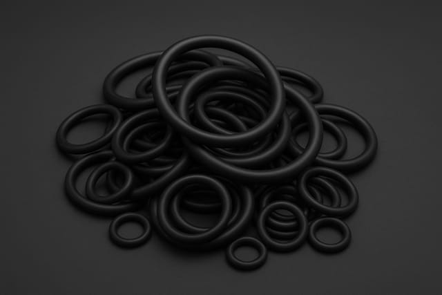 O-rings de borracha