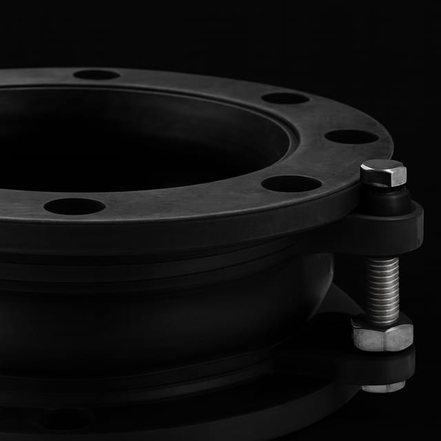 Junta de expansão em EPDM com flanges
