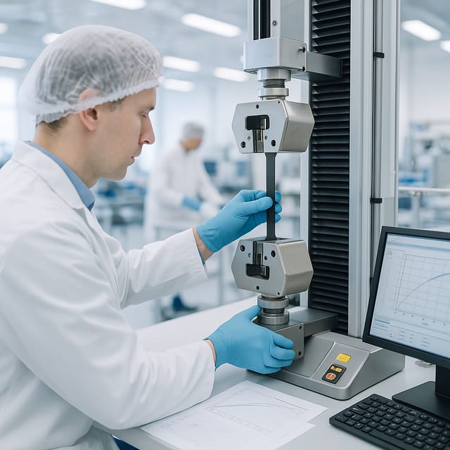 Laboratório de ensaios físicos e químicos