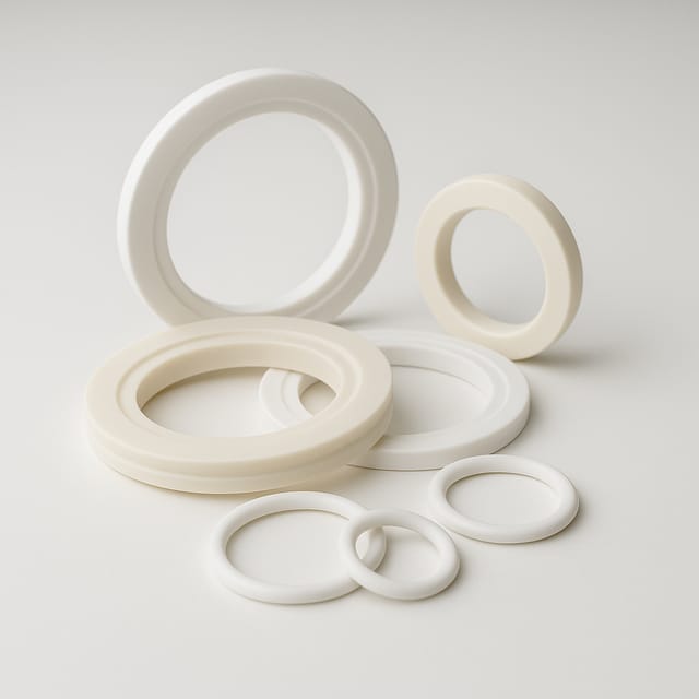 O-rings e vedações para linha alimentícia