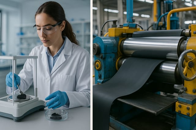 Laboratório e fábrica de polímeros da RETESP